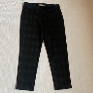 HOPE & HARLOW Chic Black Checkered Pants